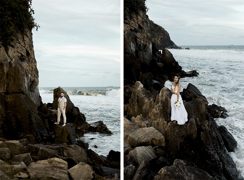 Casamento na praia brava