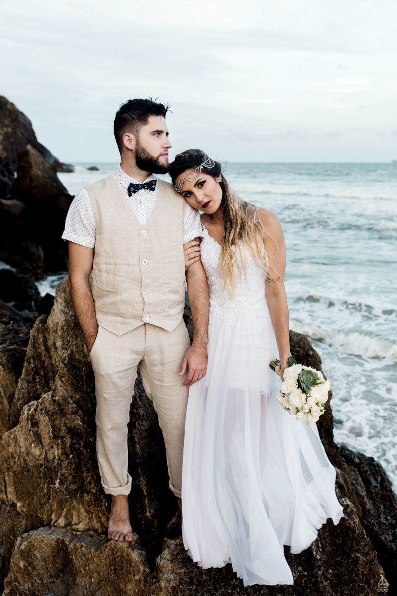 Casamento na praia brava